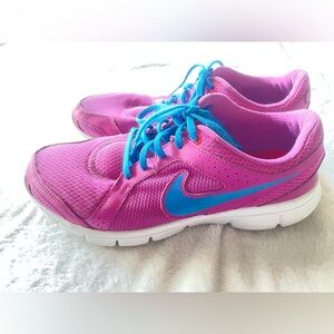 Women's Pink and Blue Athletic Shoes size 10